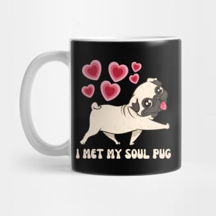 I Met My Soul Pup Valentines Gift For Dog Lovers Mug